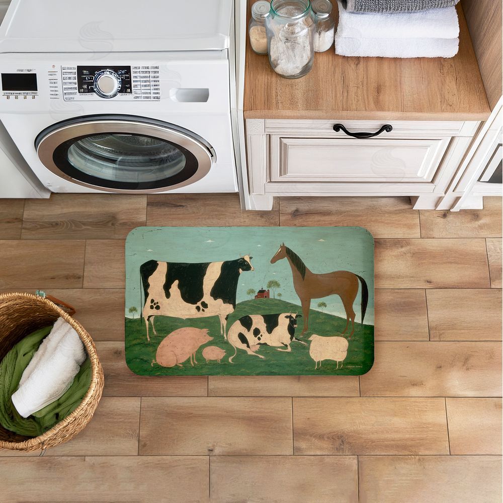 Warren Kimble | Friend Indeed Farm Animals Anti-Fatigue Mat
