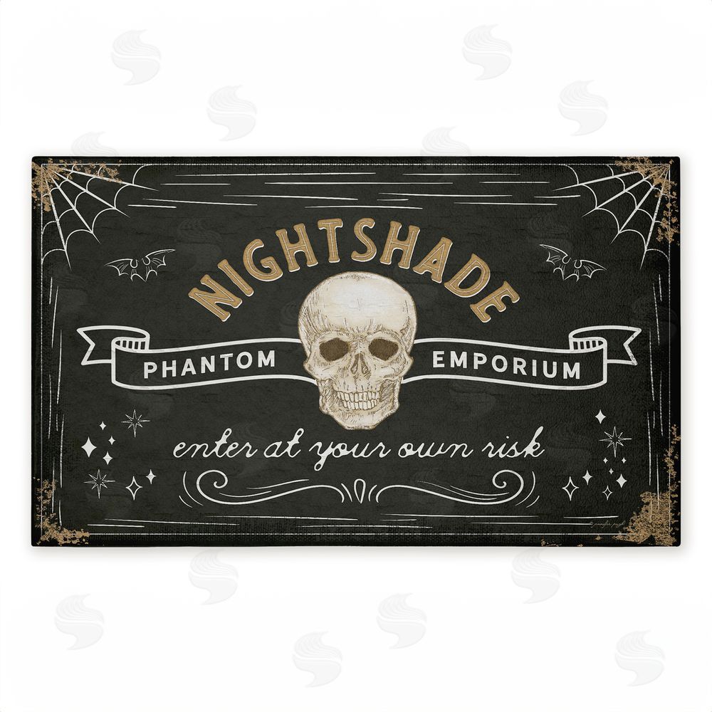 Jennifer Pugh | Spooky Nightshade Emporium Non-Woven Door Mat