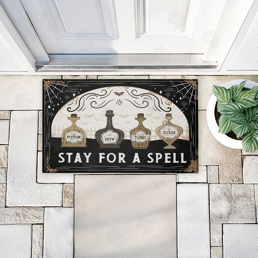 Jennifer Pugh | Stay For A Spell Potions Non-Woven Door Mat