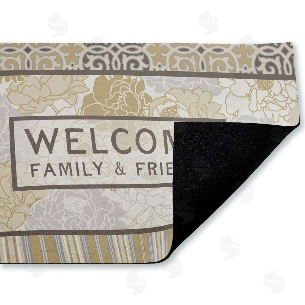 Tim Coffey | Elegant Welcome Family & Friends Non-Woven Door Mat