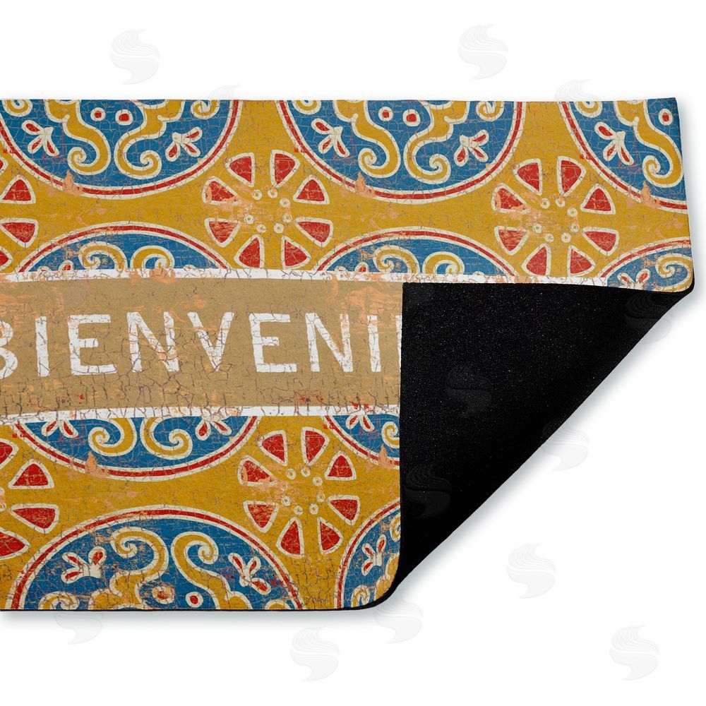 Tim Coffey | Valencia Pattern Bienvenidos Non-Woven Door Mat