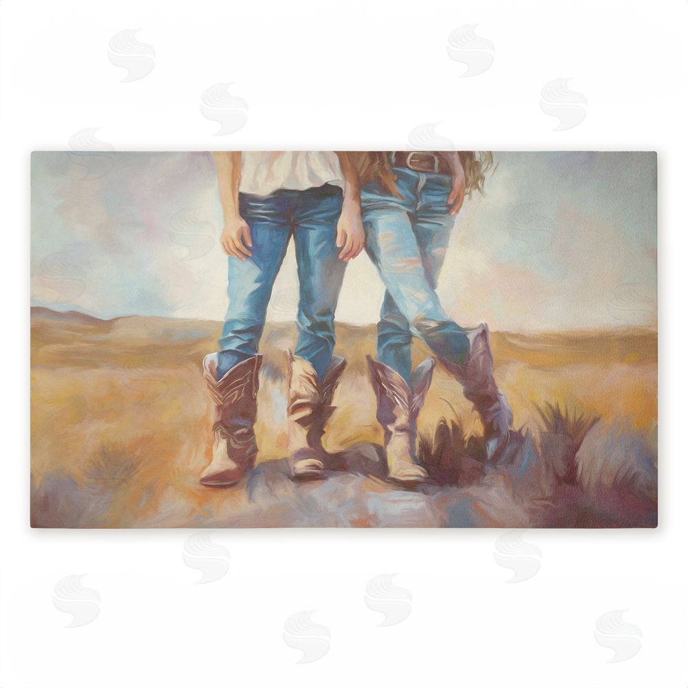 Ramona Murdock | All About The Cowboy Boots Non-Woven Door Mat