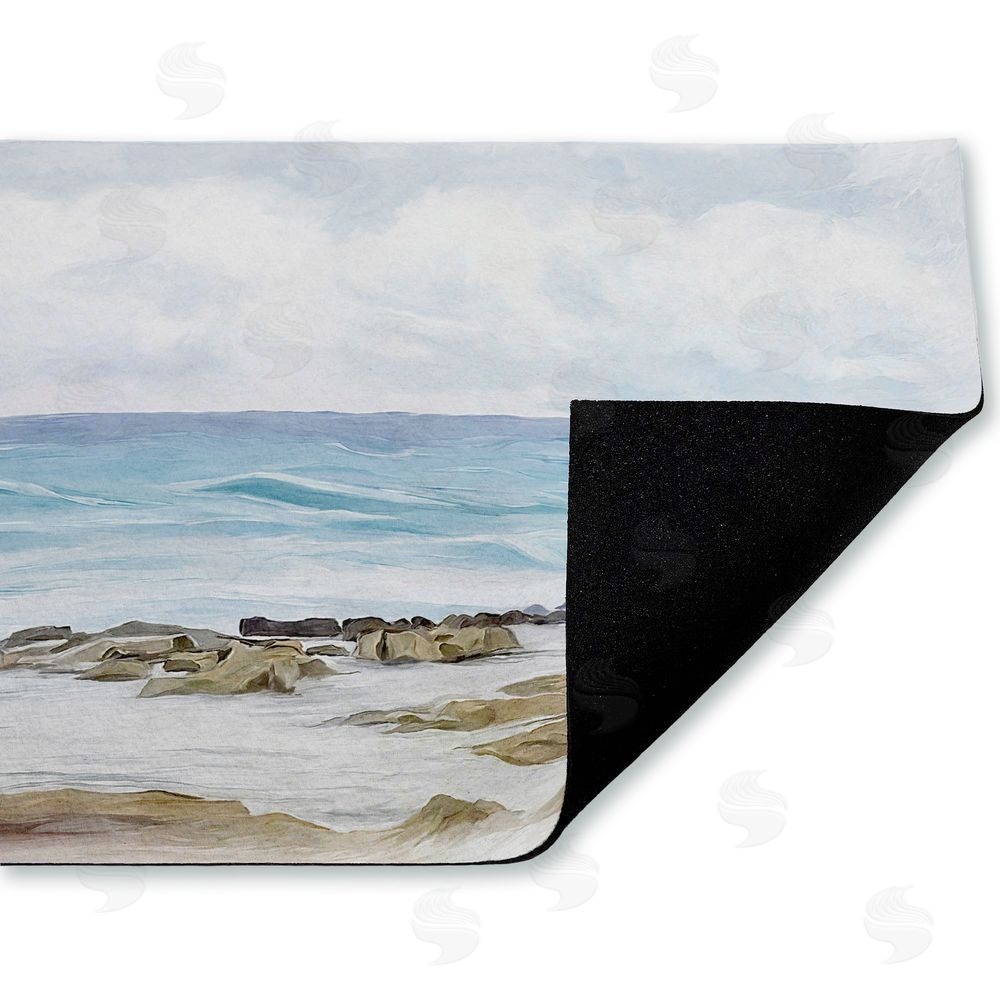 Ramona Murdock | Wave Therapy Rocky Shore Non-Woven Door Mat