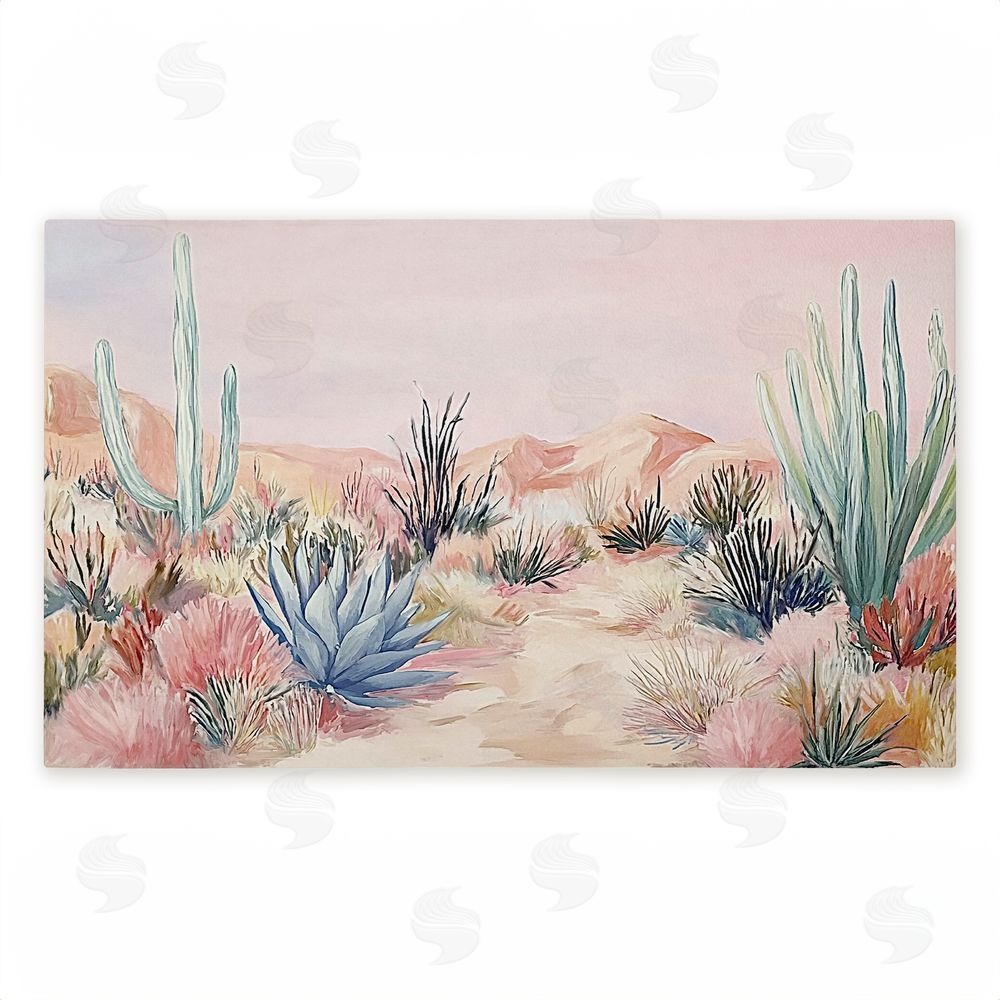 Ramona Murdock | Desert Wonderland Cacti Non-Woven Door Mat