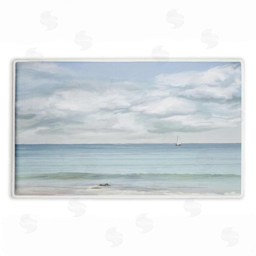 Ramona Murdock | That Day In Paradise Plush Bath Mat