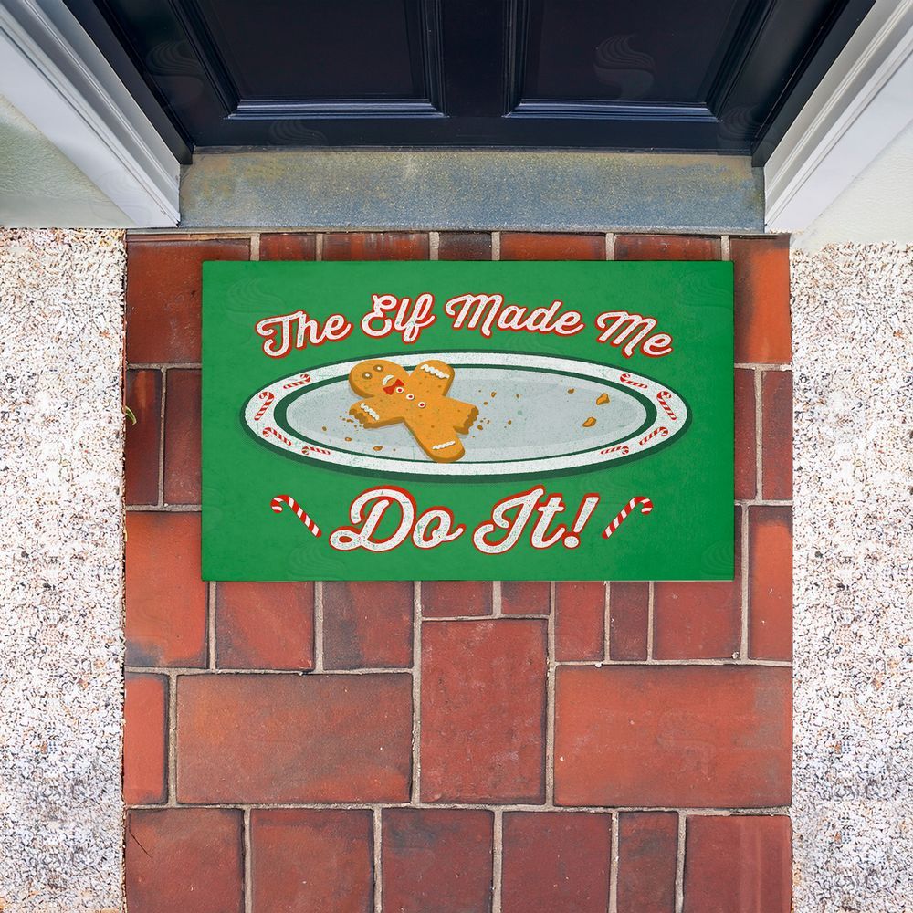Jedco Brands Inc. | The Elf Made Me Do It Non-Woven Door Mat