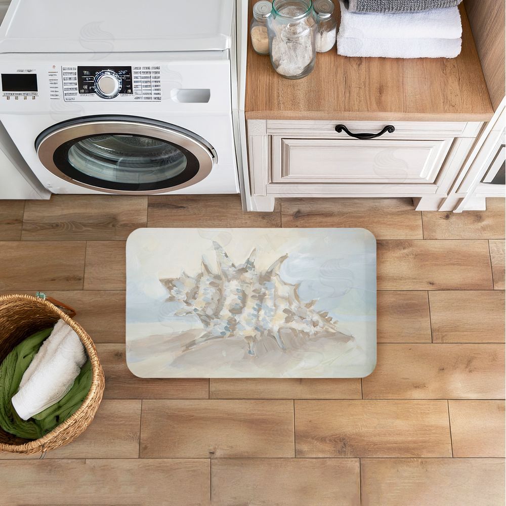 Jetty Home, LLC | Spiky Seashell on Shore Anti-Fatigue Mat