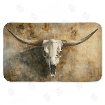 Nina Blue | Vintage Cow Skull Anti-Fatigue Mat