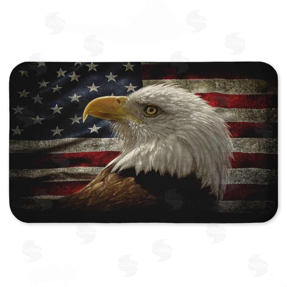 Collin Bogle | Bald Eagle Portrait Anti-Fatigue Mat