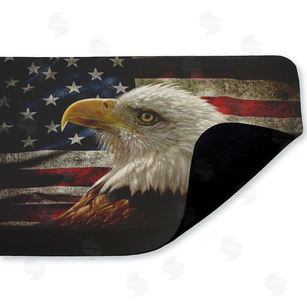 Collin Bogle | Bald Eagle Portrait Anti-Fatigue Mat