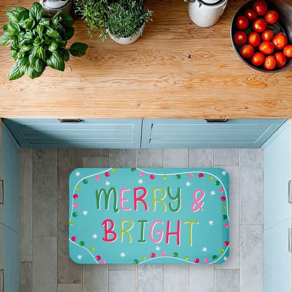 Emily Cromwell | Merry & Bright with Baubles Anti-Fatigue Mat