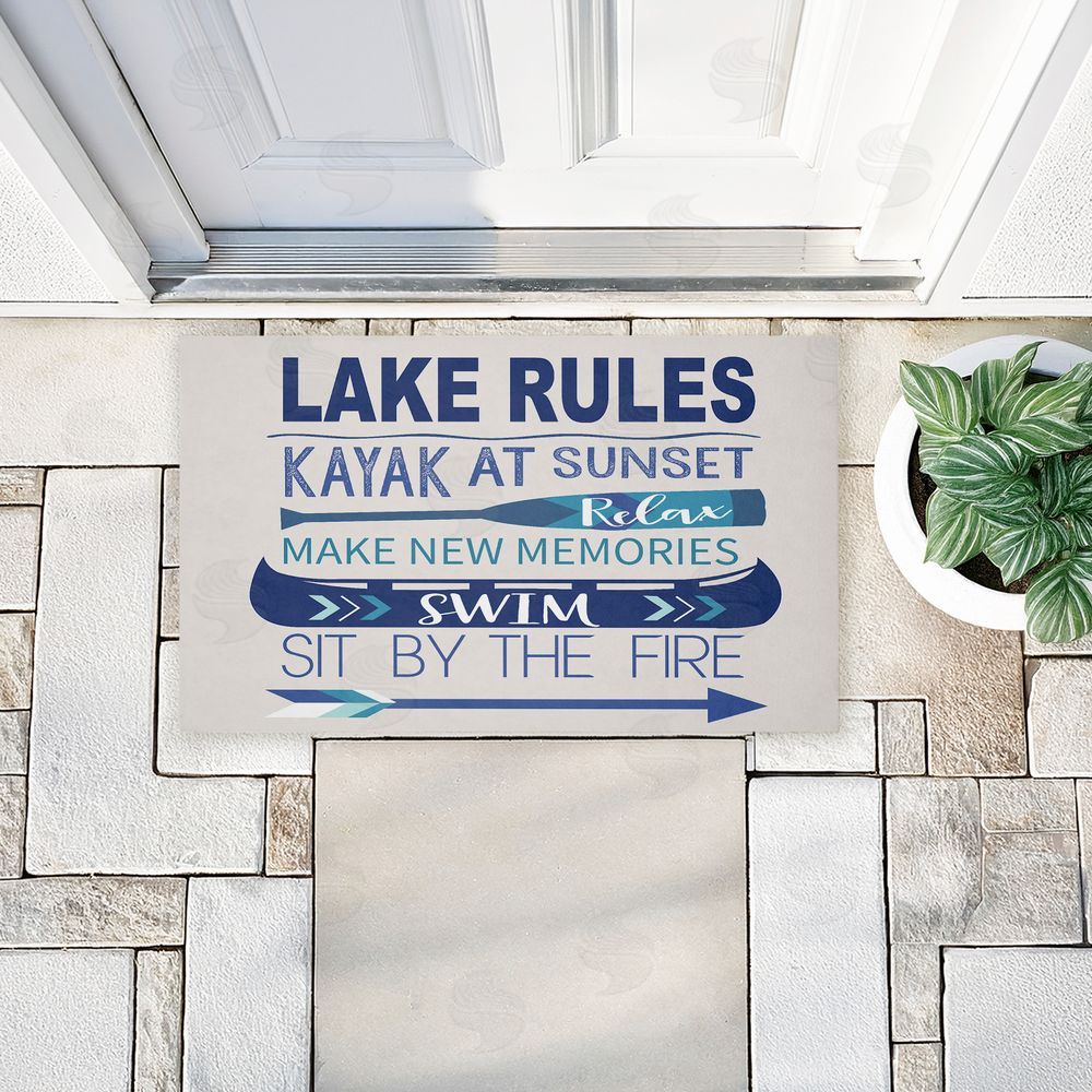 Louise Allen Designs | Lake Time Traditions Non-Woven Door Mat