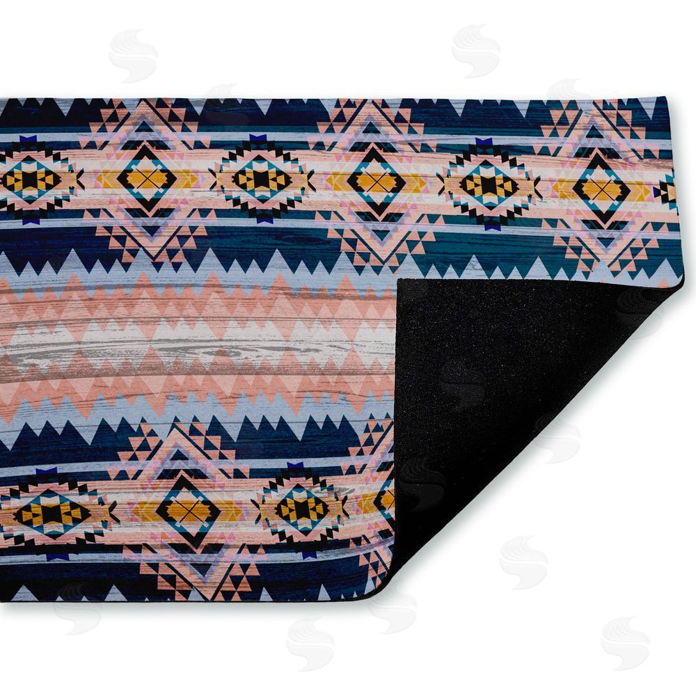 Jennifer Ellory | Geometric Boho Vibe Stripes Non-Woven Door Mat