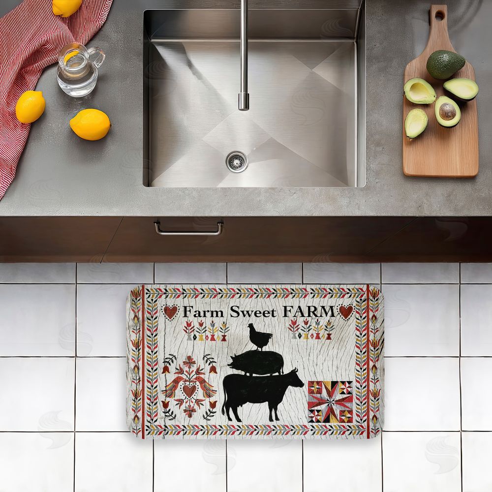 Corinne Lent | Sweet Farm Rustic Boho Anti-Fatigue Mat