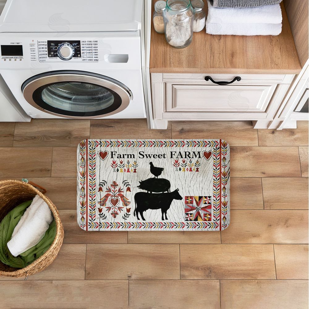 Corinne Lent | Sweet Farm Rustic Boho Anti-Fatigue Mat