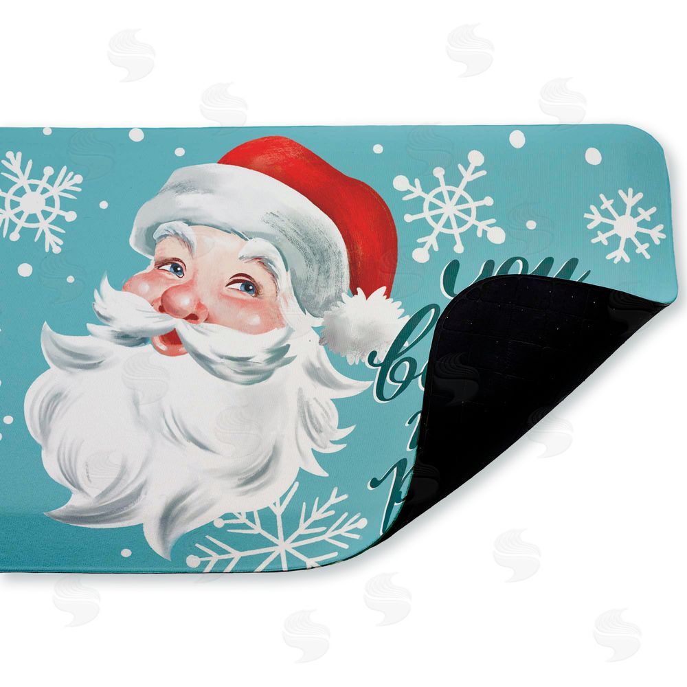 Caverly Smith | Better Not Pout Antique Santa Anti-Fatigue Mat