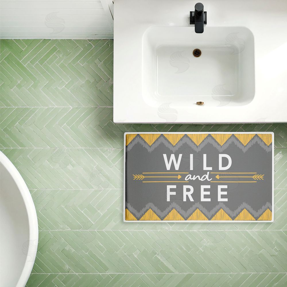Alison Tauber | Desert Boho Wild & Free Plush Bath Mat