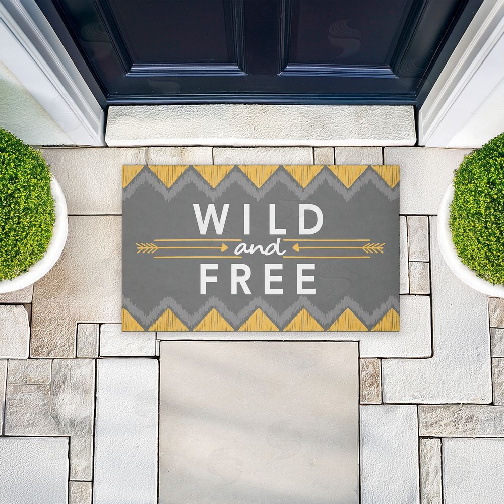 Alison Tauber | Desert Boho Wild & Free Non-Woven Door Mat
