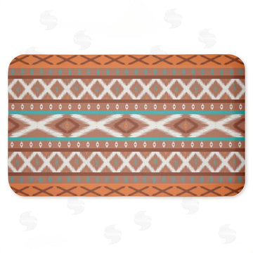 Angela Nickeas | Earthy Boho Pattern Anti-Fatigue Mat
