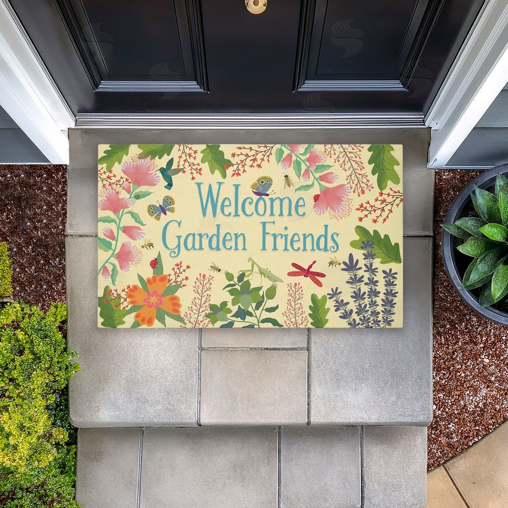Darlene Seale | Welcome Garden Friends Non-Woven Door Mat