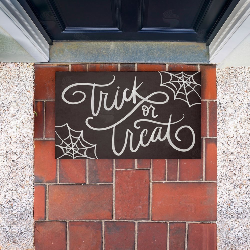 Amanda Houston | Trick Or Treat Spider Webs Non-Woven Door Mat