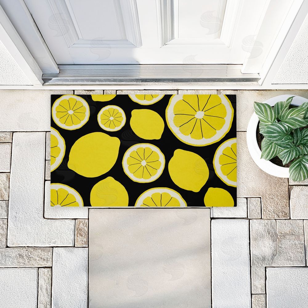 Anna Quach | Lemon Squeezy Pattern Non-Woven Door Mat