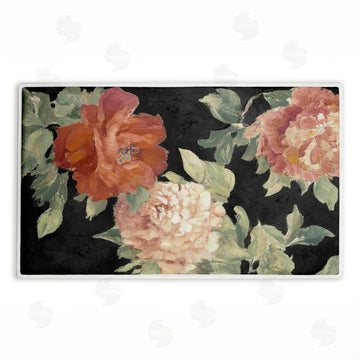 Lanie Loreth | Beauty Of The Blossom on Black Plush Bath Mat
