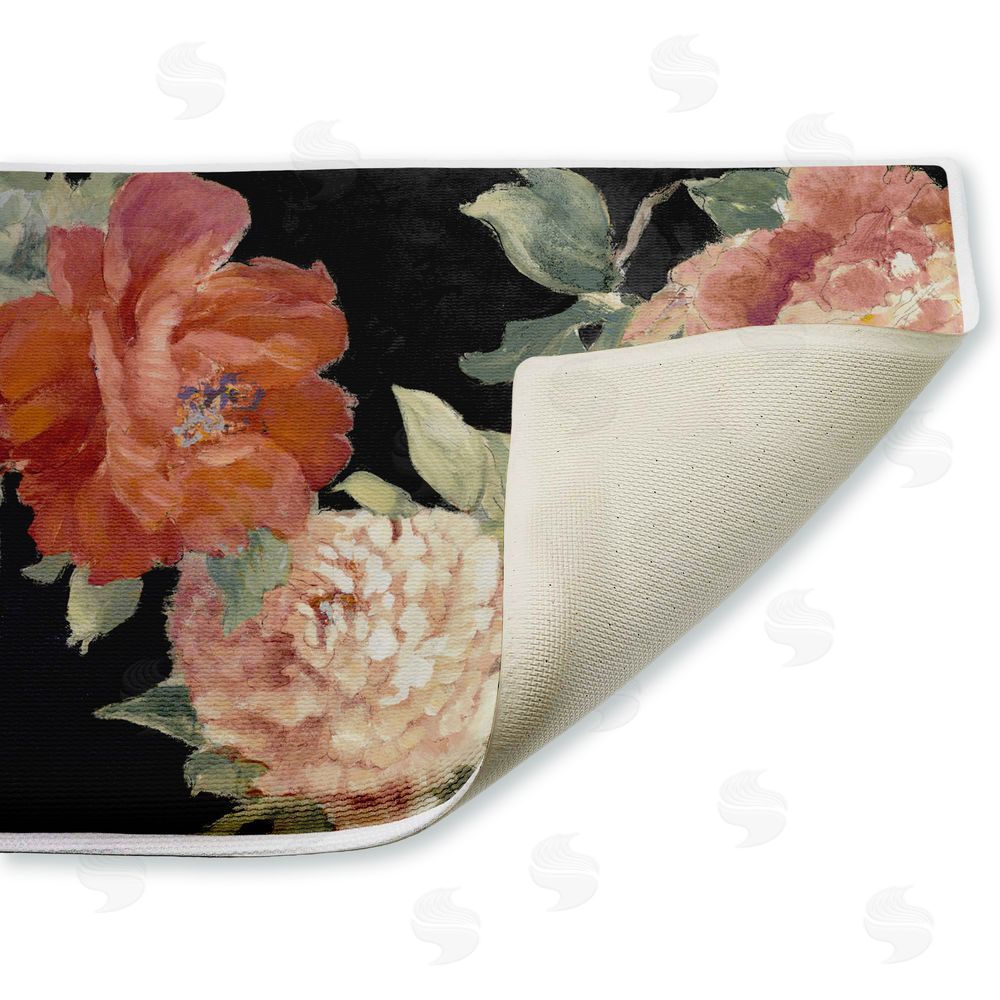 Lanie Loreth | Beauty Of The Blossom on Black Plush Bath Mat