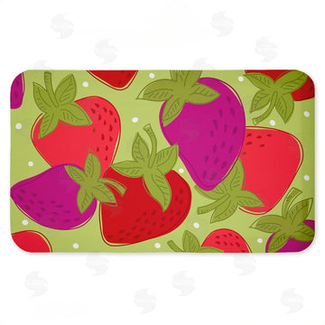 Deidre Mosher | Fun Fruit Strawberries Anti-Fatigue Mat
