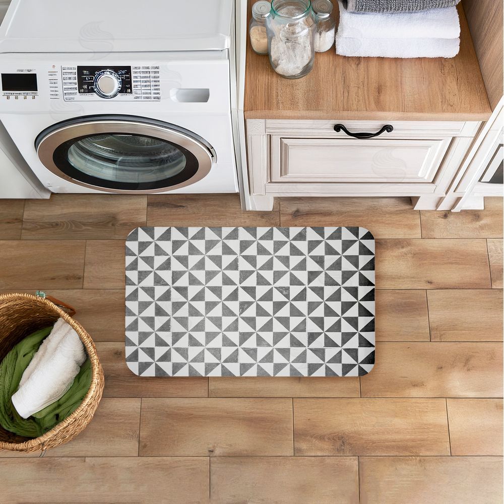 Erin Marie | Mediterranean Squares Geometric Anti-Fatigue Mat
