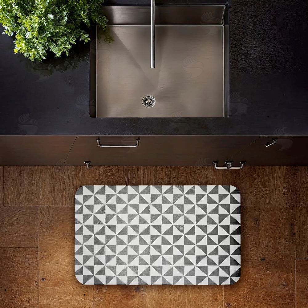 Erin Marie | Mediterranean Squares Geometric Anti-Fatigue Mat