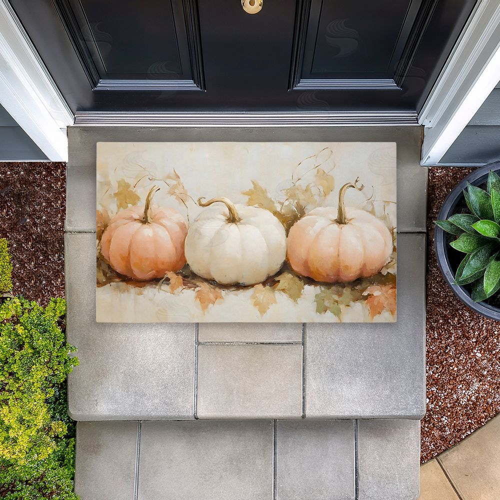 Creative Studio | Classic Pumpkin Trio Non-Woven Door Mat