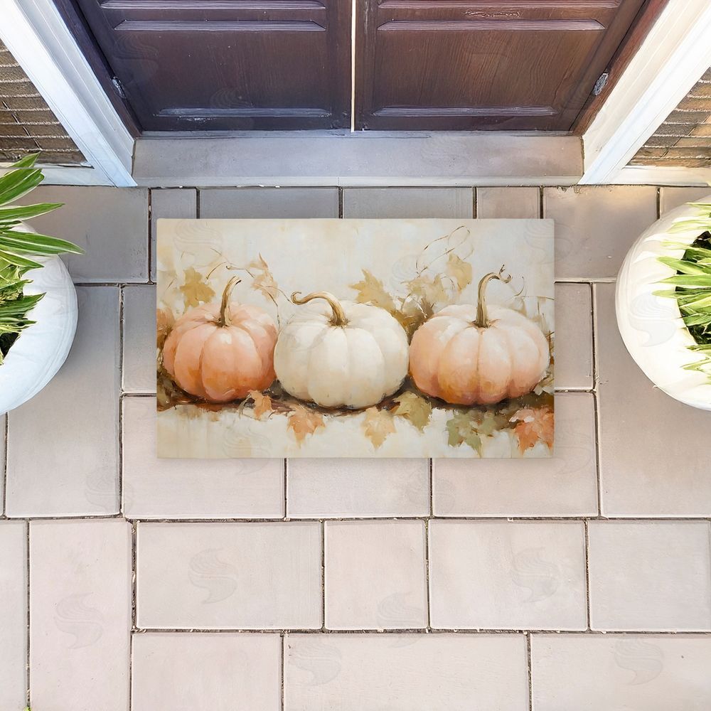 Creative Studio | Classic Pumpkin Trio Non-Woven Door Mat