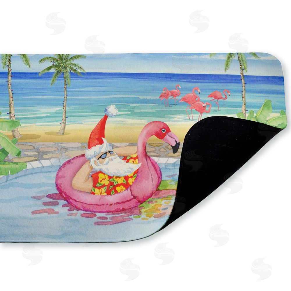 Paul Brent | Santa Pool Float & Cocktail Anti-Fatigue Mat