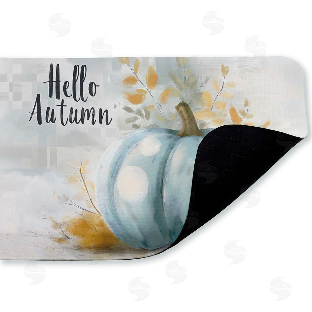 Creative Studio | Hello Autumn Blue Pumpkin Anti-Fatigue Mat