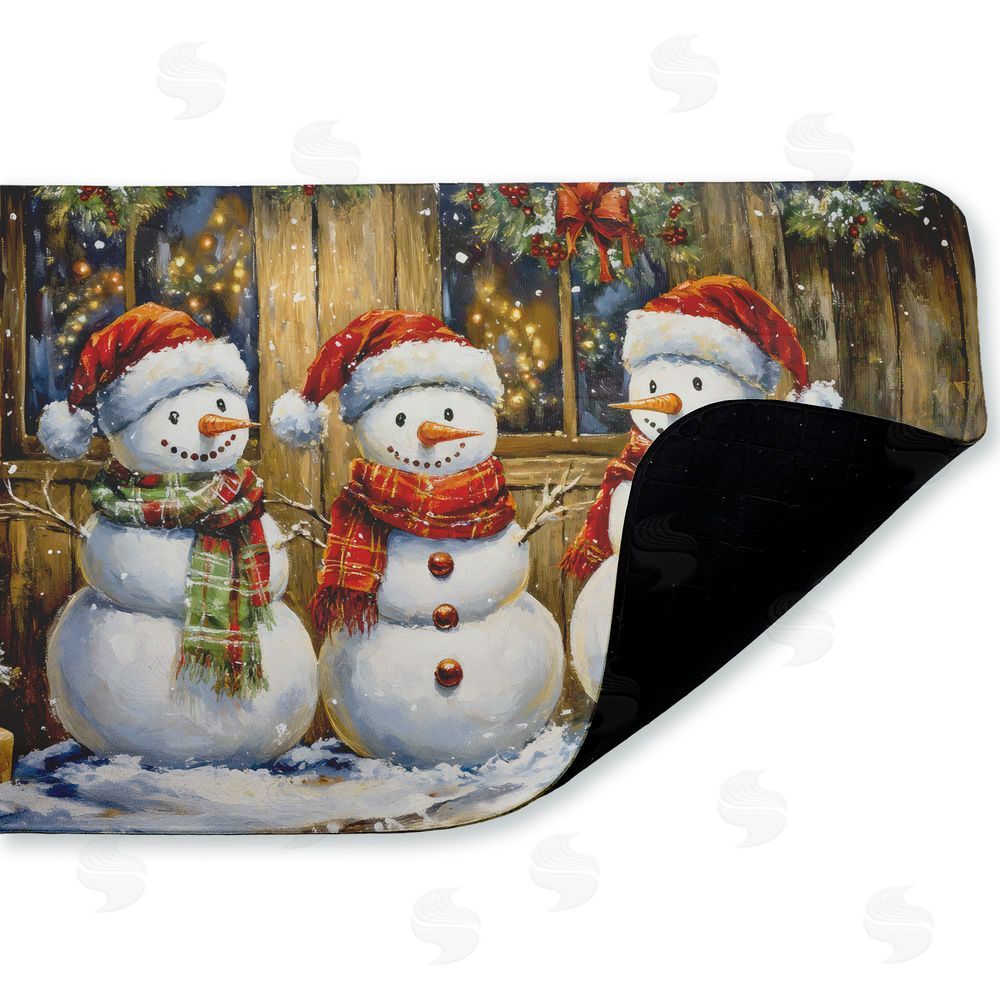 Creative Studio | Rustic Snowman Trio Anti-Fatigue Mat