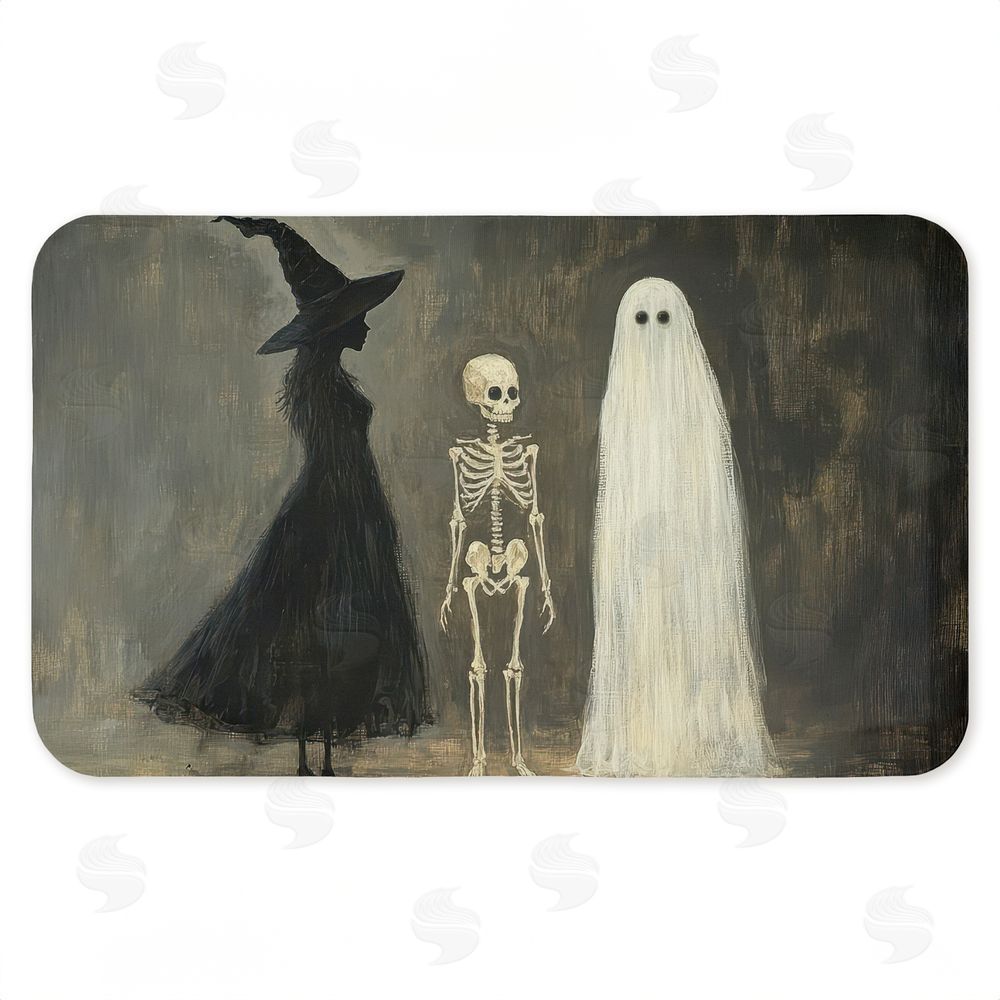 Petal Prints Design | Halloween Terror Trio Anti-Fatigue Mat