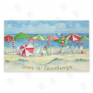 Paul Brent | Seas 'n' Greetings Beach Non-Woven Door Mat