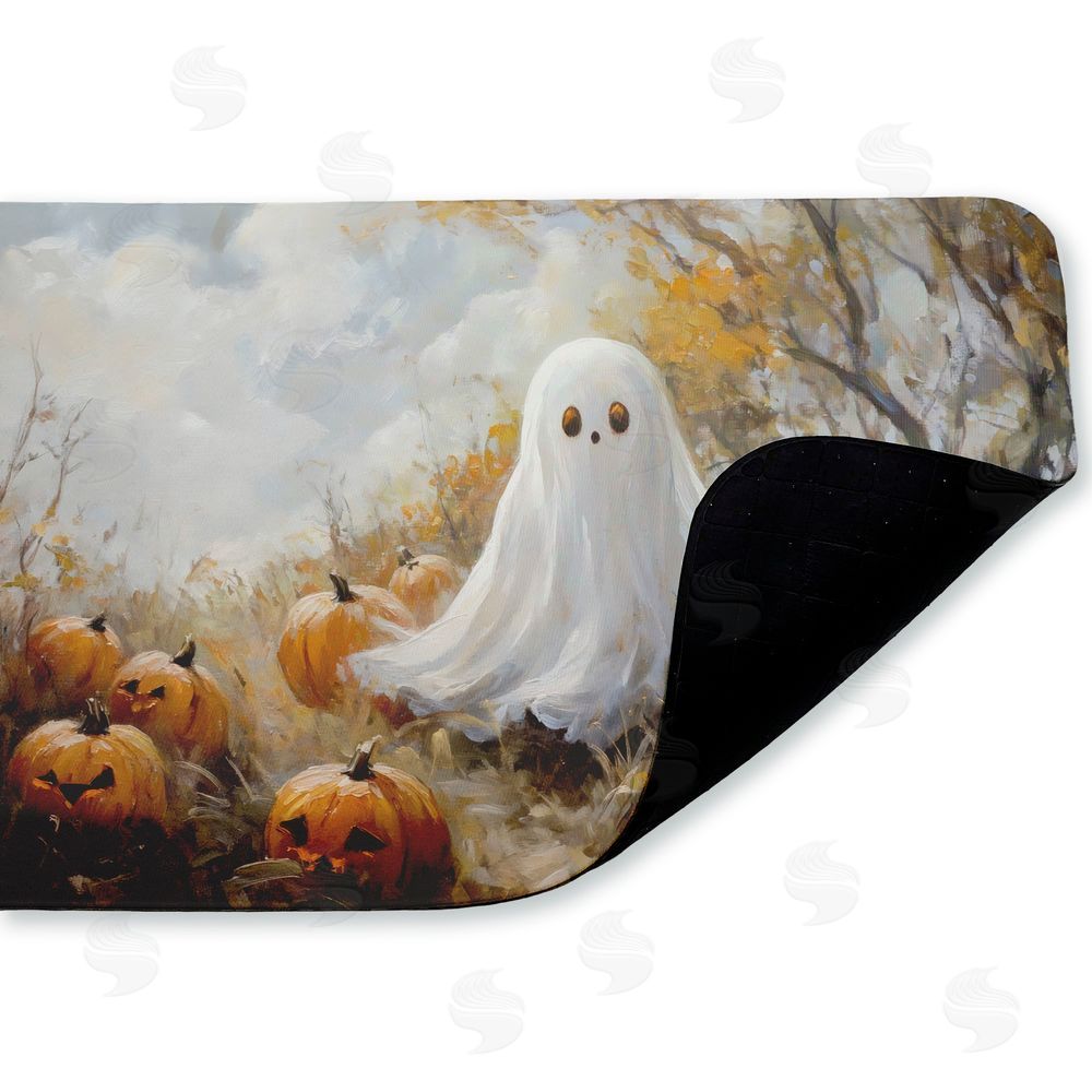 Creative Studio | Ghost in Field of Pumpkins Anti-Fatigue Mat