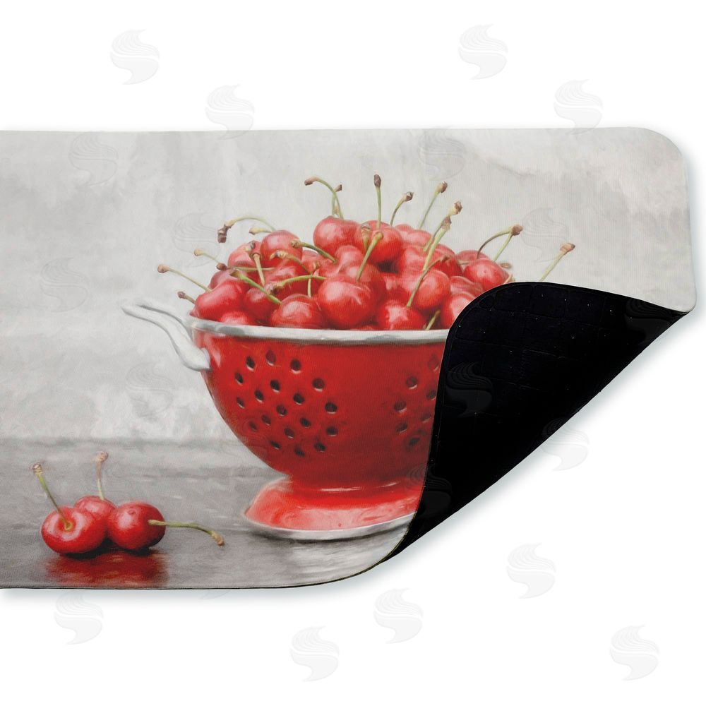 Lori Deiter | Colander of Fresh Cherries Anti-Fatigue Mat