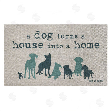 Dog Is Good | Dog Turns House Into Home Outdoor Imitation Sisal Mat