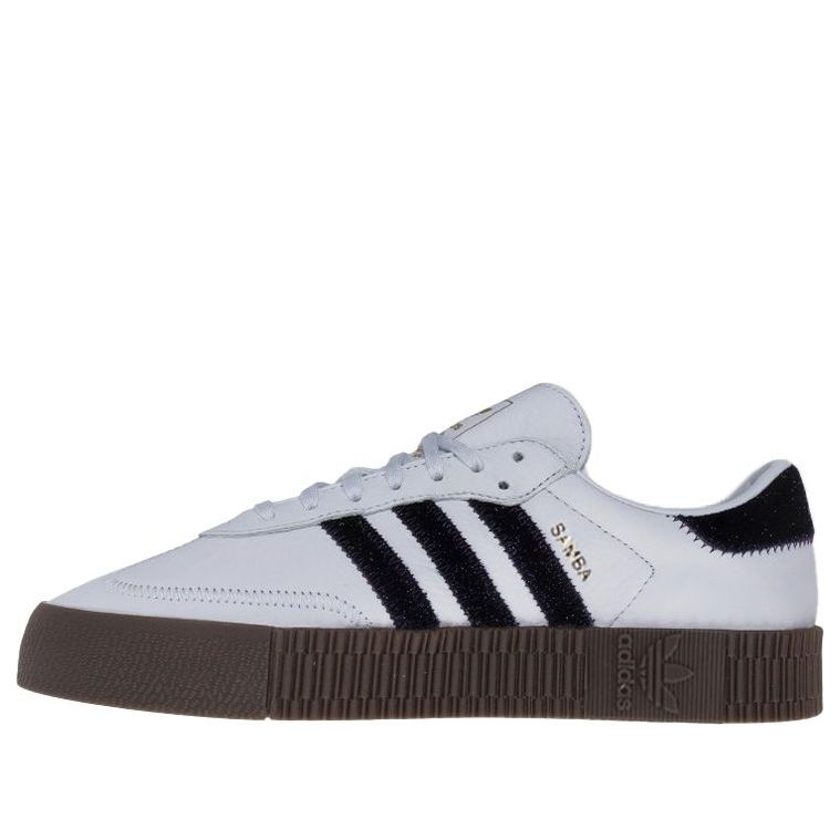 (WMNS) adidas Sambarose 'White Black Brown' EE4686