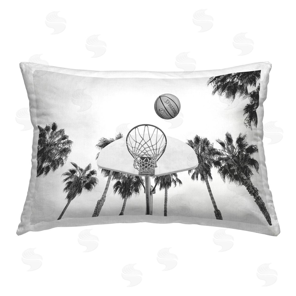 Sisi and Seb | Basketball Hoop with Palms