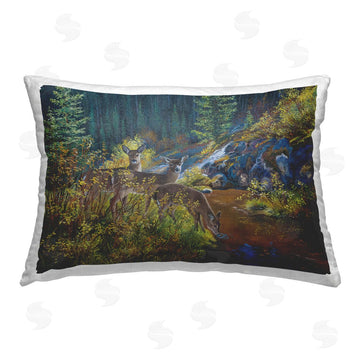 Andrew Kiss | Deer Drinking from River