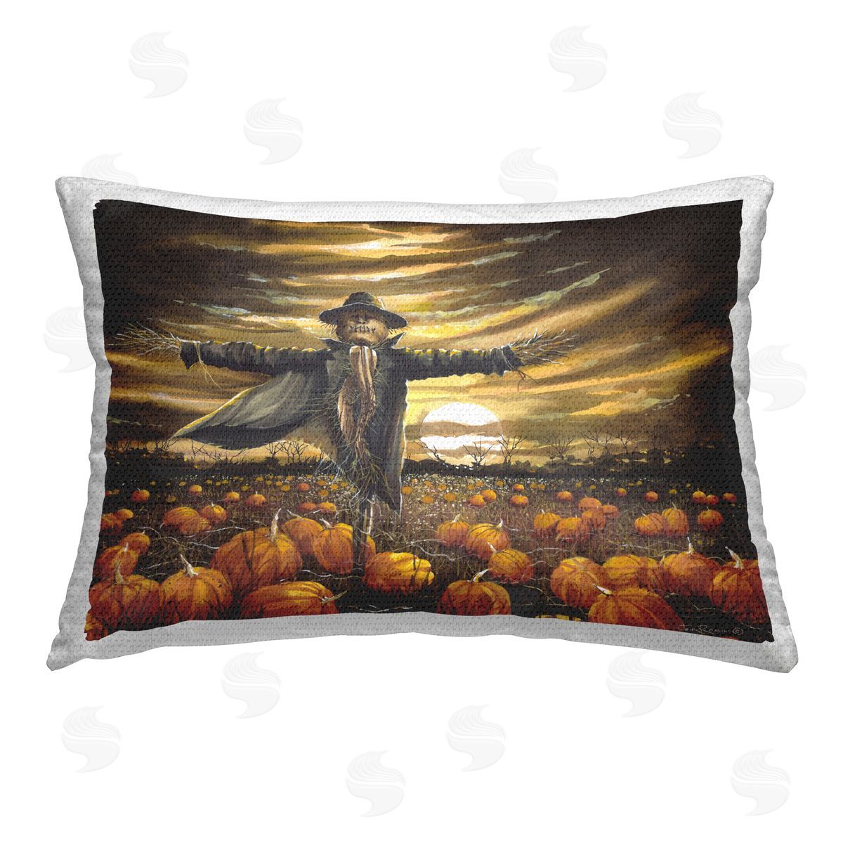 John Rossini | Scarecrow in Pumpkin Field