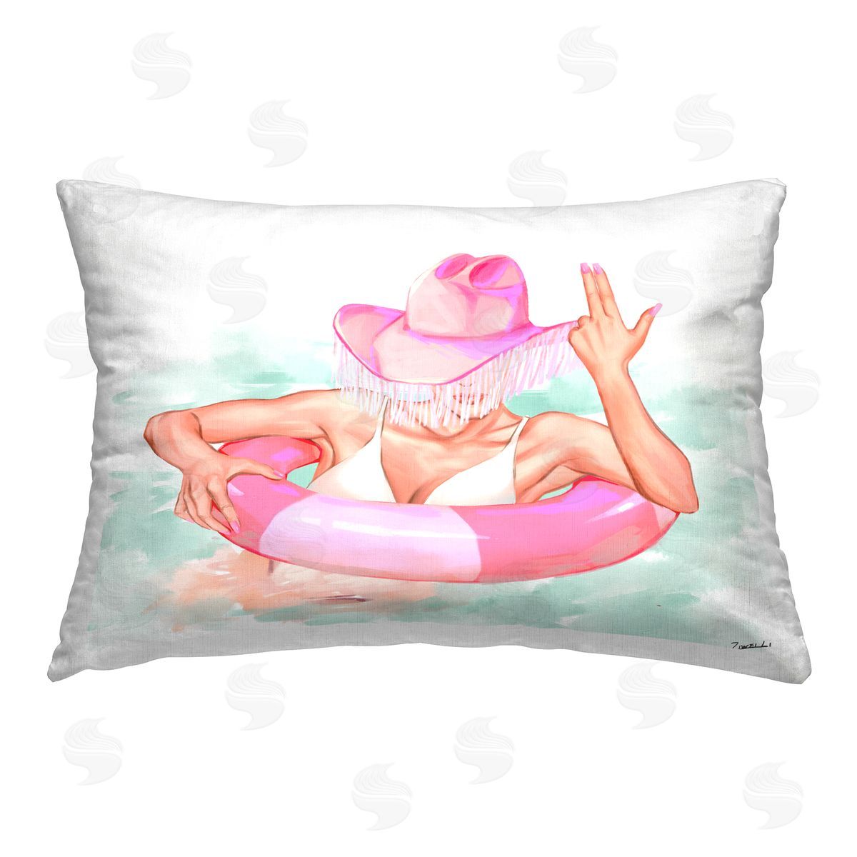 Ziwei Li | Coastal Cowgirl in Pool