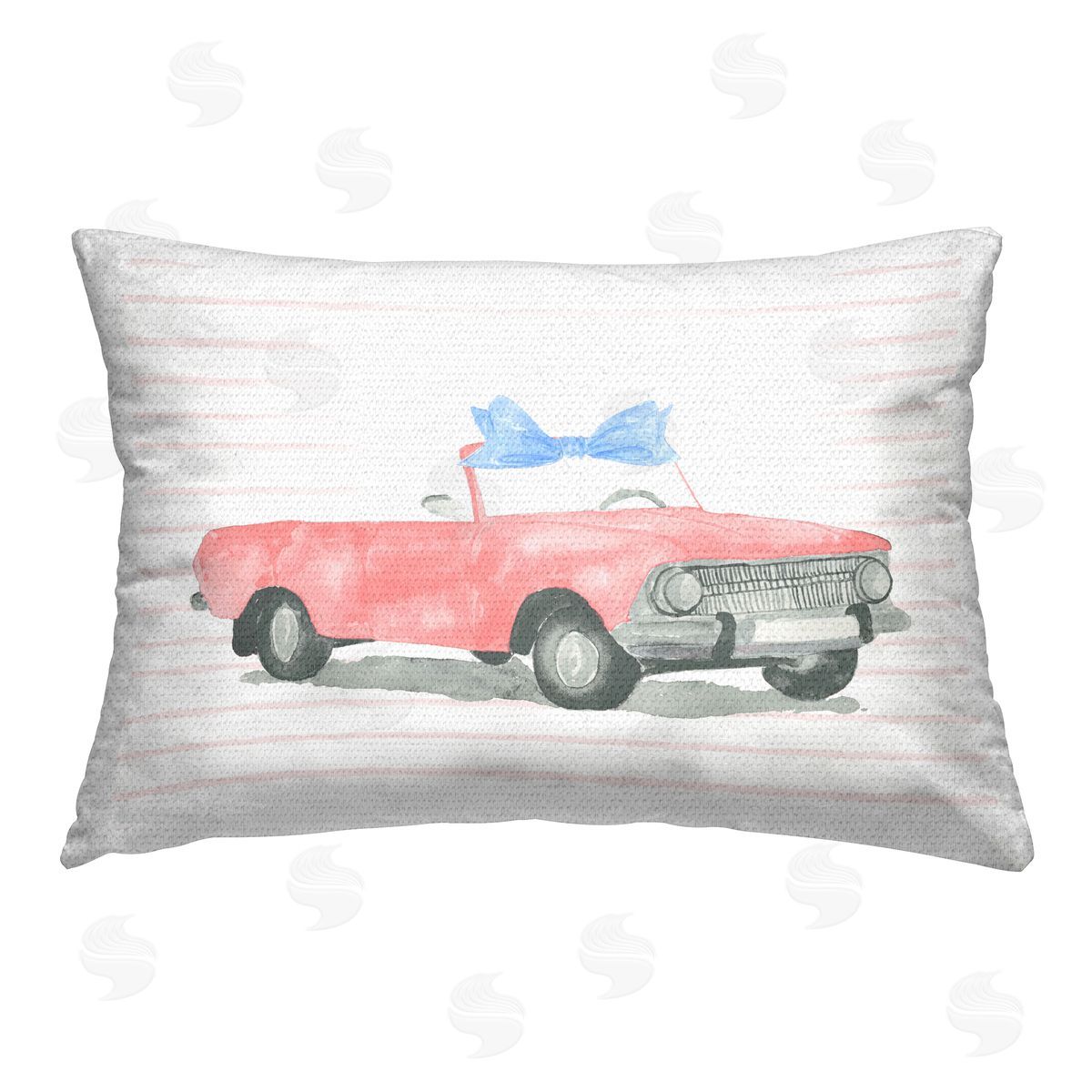 Lucille Price | Blue Bow on Antique Car