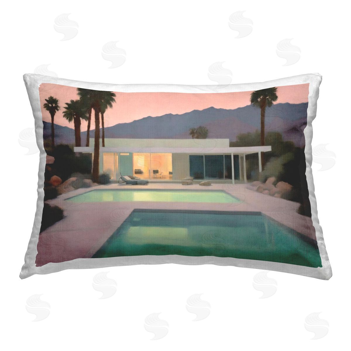 Noah Bay | Tranquil Pool at Sunset