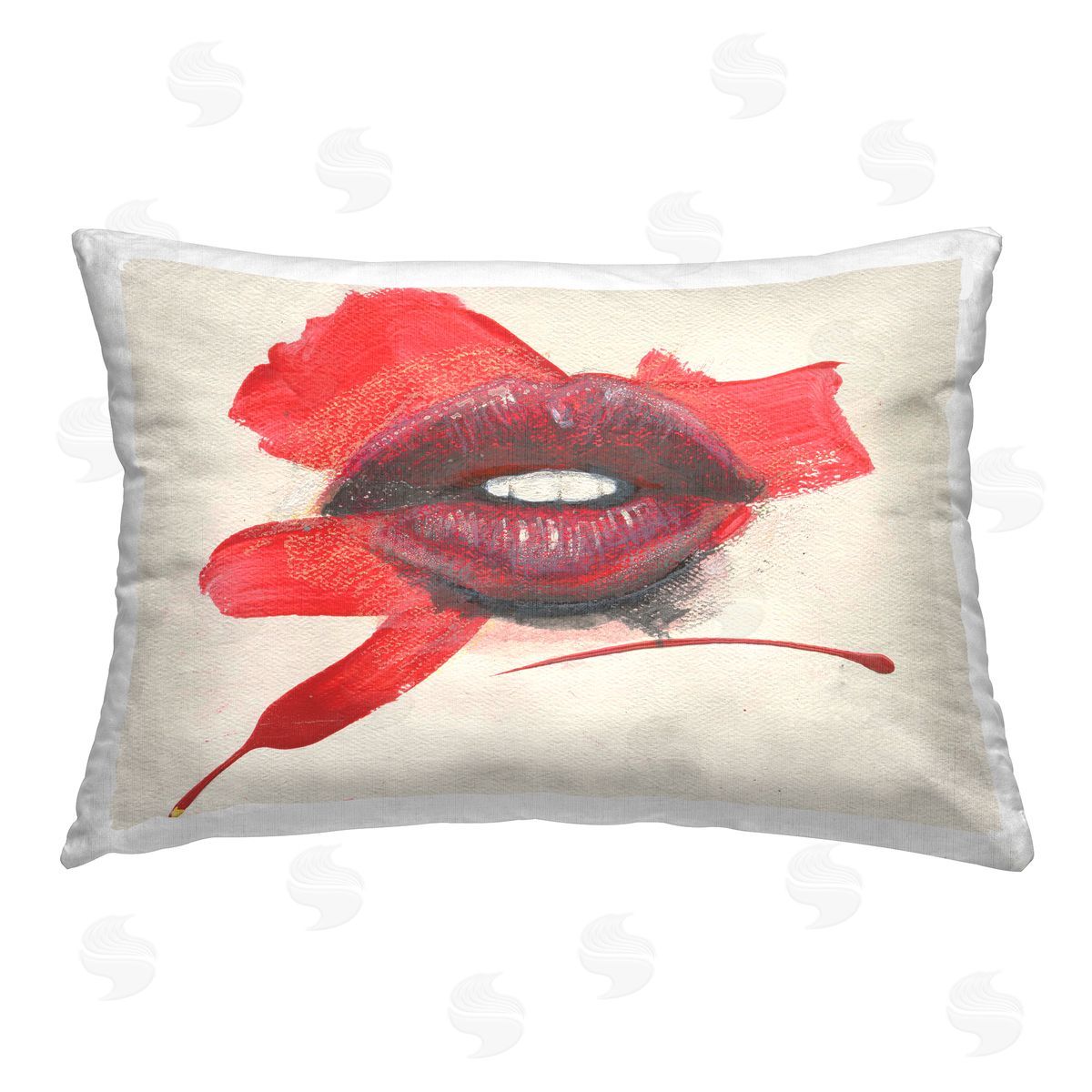 Daniel Houston | Red Lips Paint Streak