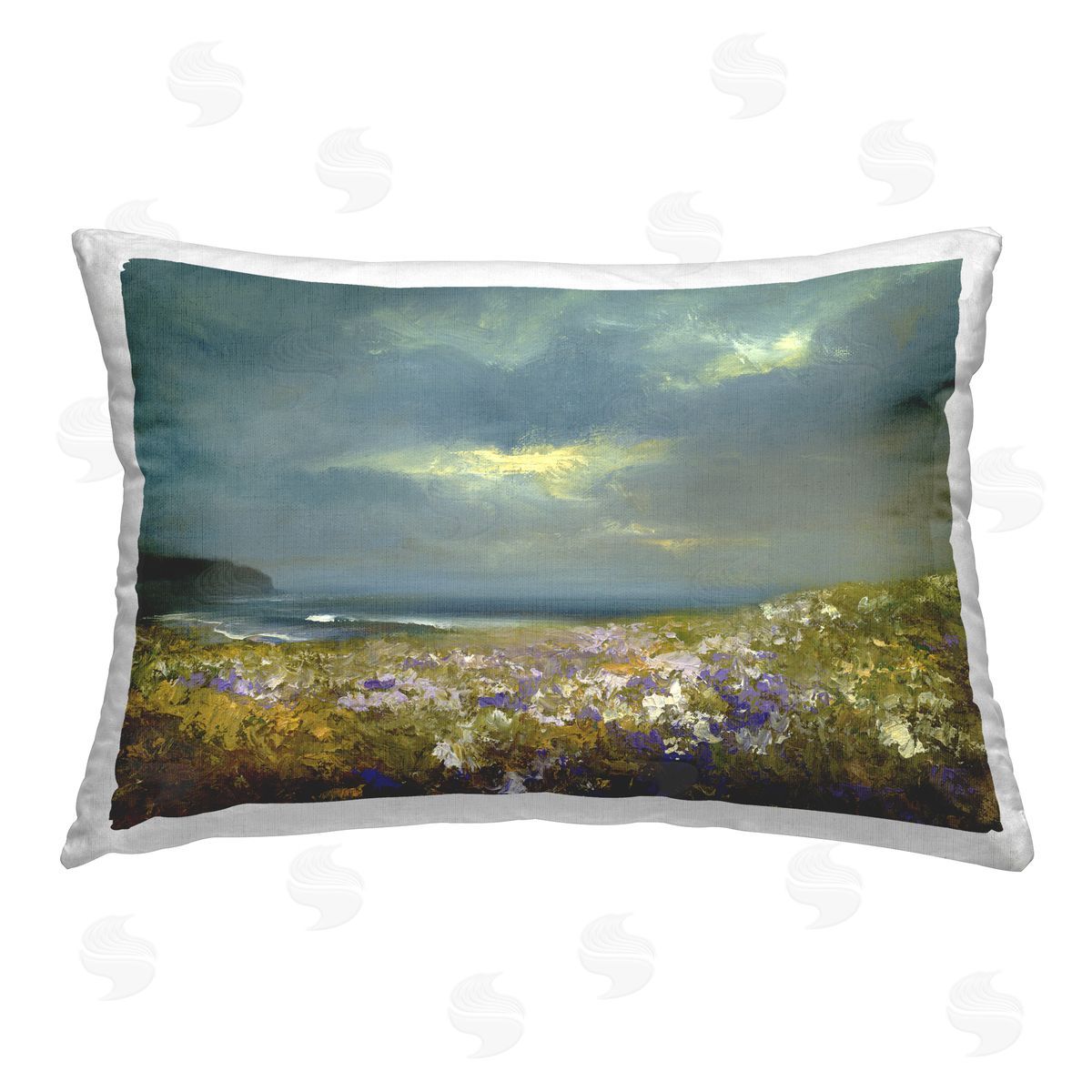 Sheila Finch | Flowers by Stormy Beach
